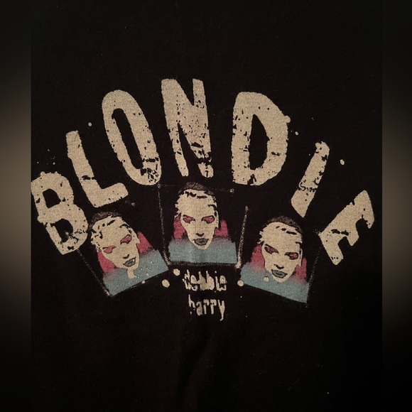 2005 Rockware Blondie Debbie Harry Reglan Crew  Style 3/4 Sleeve Tee | XL - Picture 2 of 5